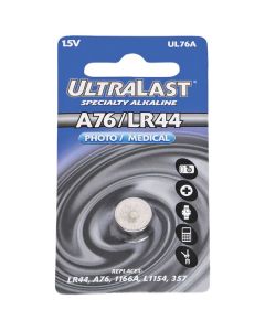Ultralast UL76A UL76A Alkaline Photo/Medical Button Cell Battery